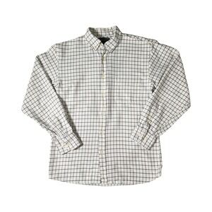 National Outfitters Plaid Button Down Long Sleeve Shirt Men's Medium Cotton‎
